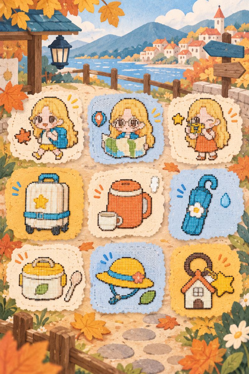 Anan's Travel Gear — Mini Bead Pattern Pack (9 Designs) cover art