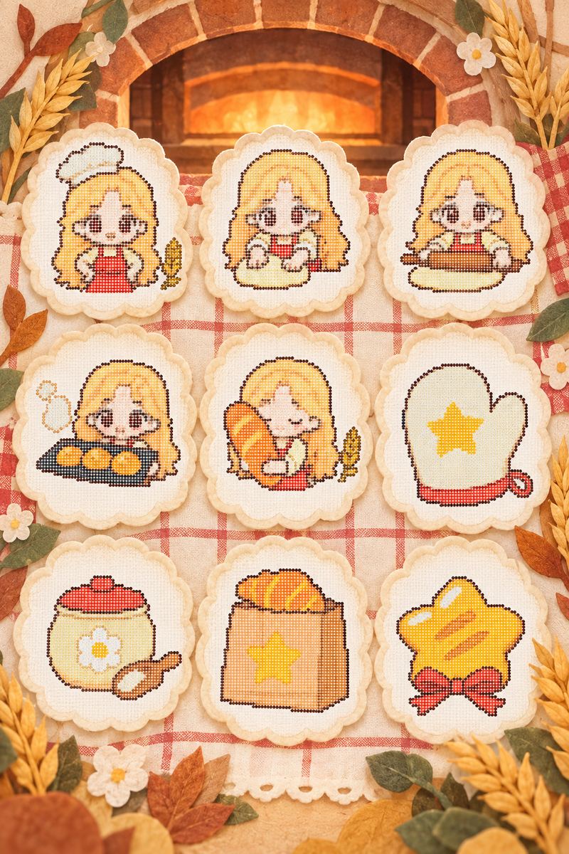 Baker Anan — Mini Bead Pattern Pack (9 Designs) cover art